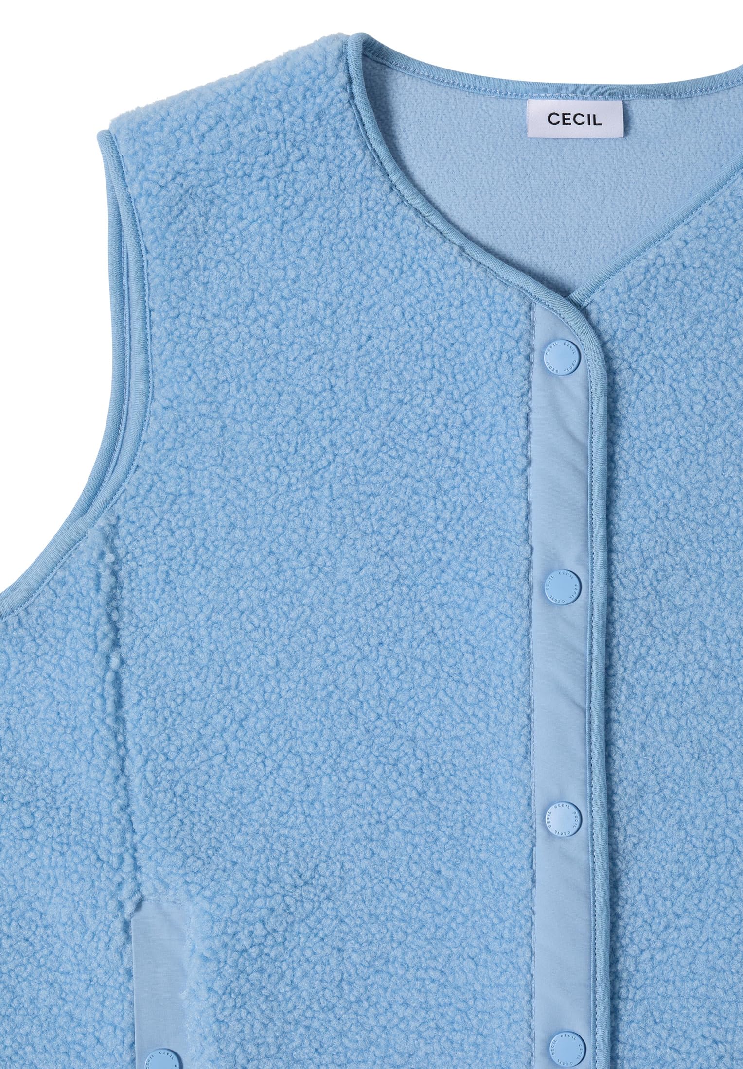 Cecil Damen Teddy-Weste mit Softshelldetails