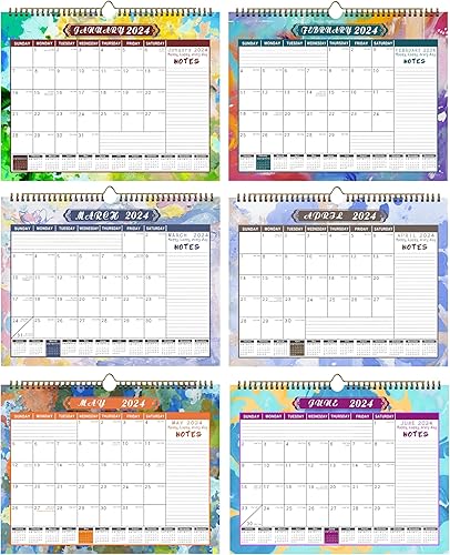 Miniatura 3 de Calendario 2024-2025  Calendario mensual de pared de 18 años 2024-2025 de enero de 2024 a junio de 2025, con papel grueso para planificar y