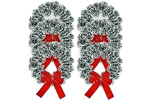 Mini Christmas Wreaths for Cabinets - Gift Boutique 6 Christmas Wreath 9.5...