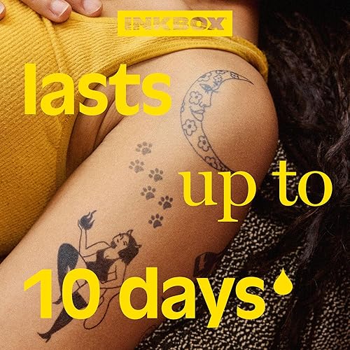 Miniatura 4 de Inkbox Tatuajes temporales, tatuaje semipermanente, uno de alta calidad, fácil de larga duración, tatuaje de temperatura impermeable con tinta para