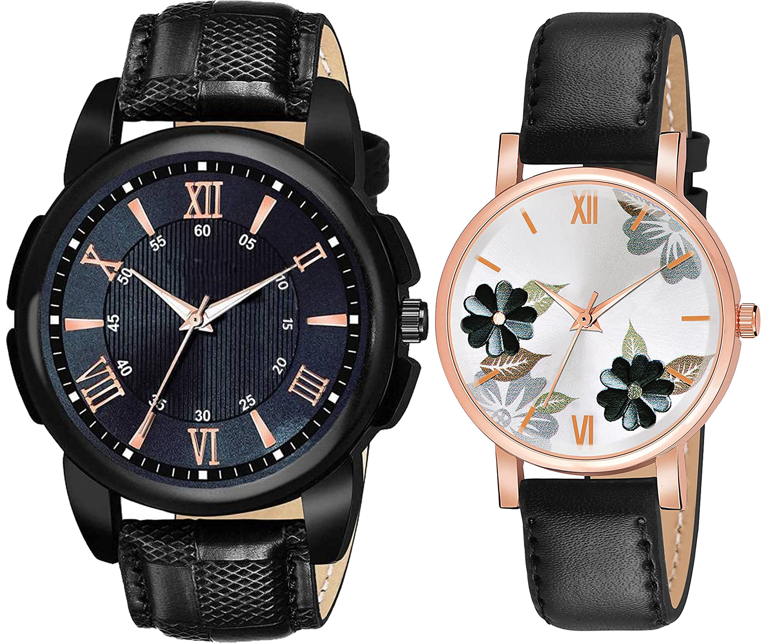 just likeDesigners Dial Leathers Strap Analog Wrist Watches for Couple Watch