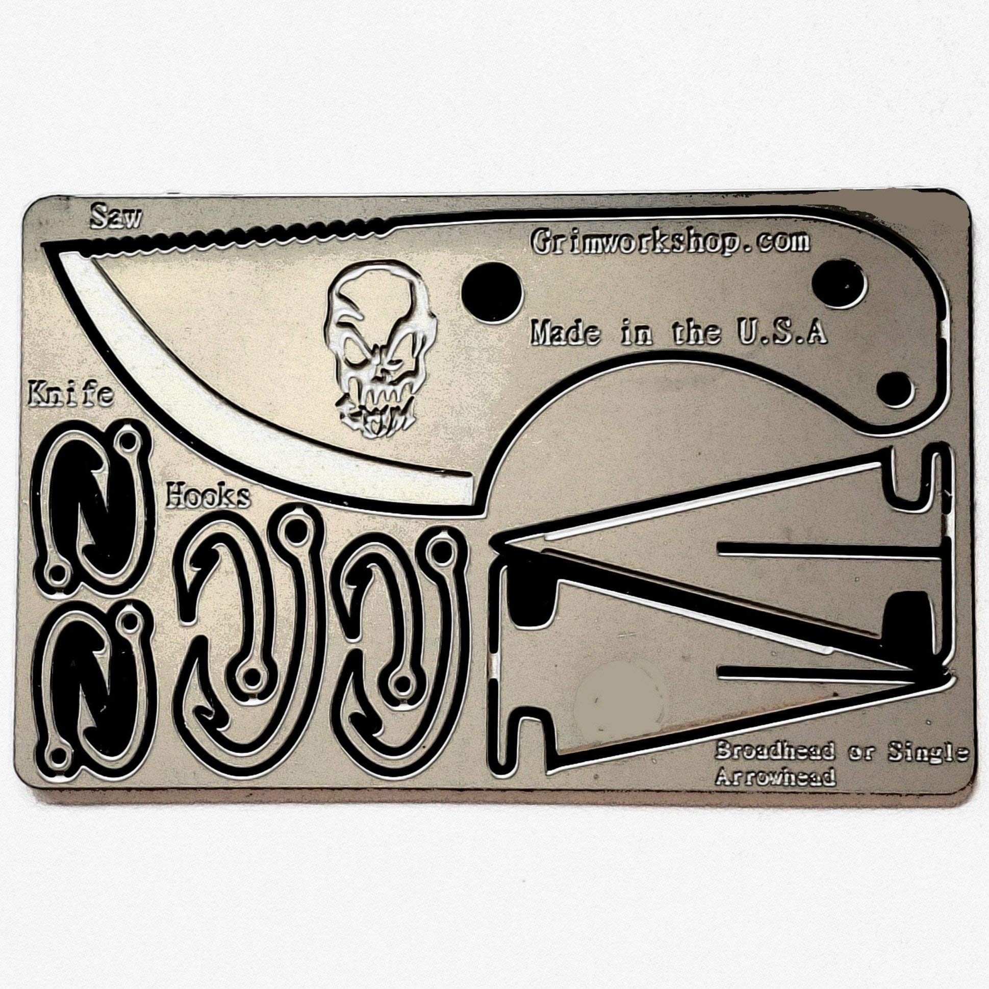 Bushcraft EDC Survival Card 11 Function Credit Card Size Bushcraft Kit