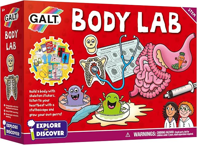 Galt Toys, Body Lab, Biology Science Kit for Children, Ages 6 Years Plus