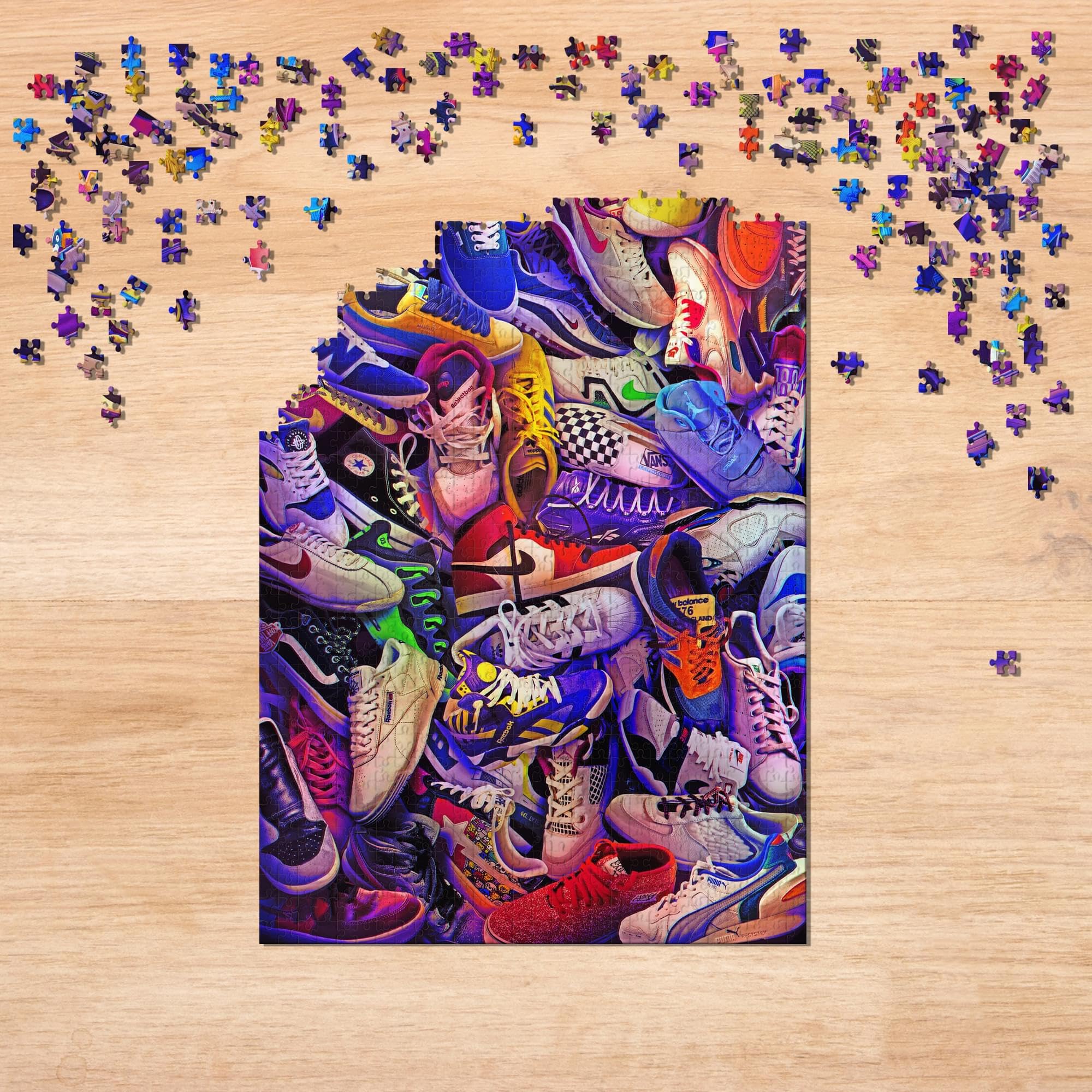 Amazon.com: Sneakerheads 1000-Piece Jigsaw Puzzle | Fun Brain