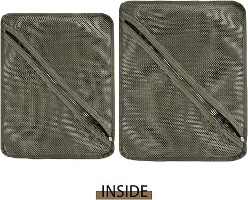 Miniatura 5 de PETAC GEAR Conjunto de bolsa de malla de almacenamiento táctico,Insertar bolsillos modulares de administración de utilidad,Organizador de viaje EDC