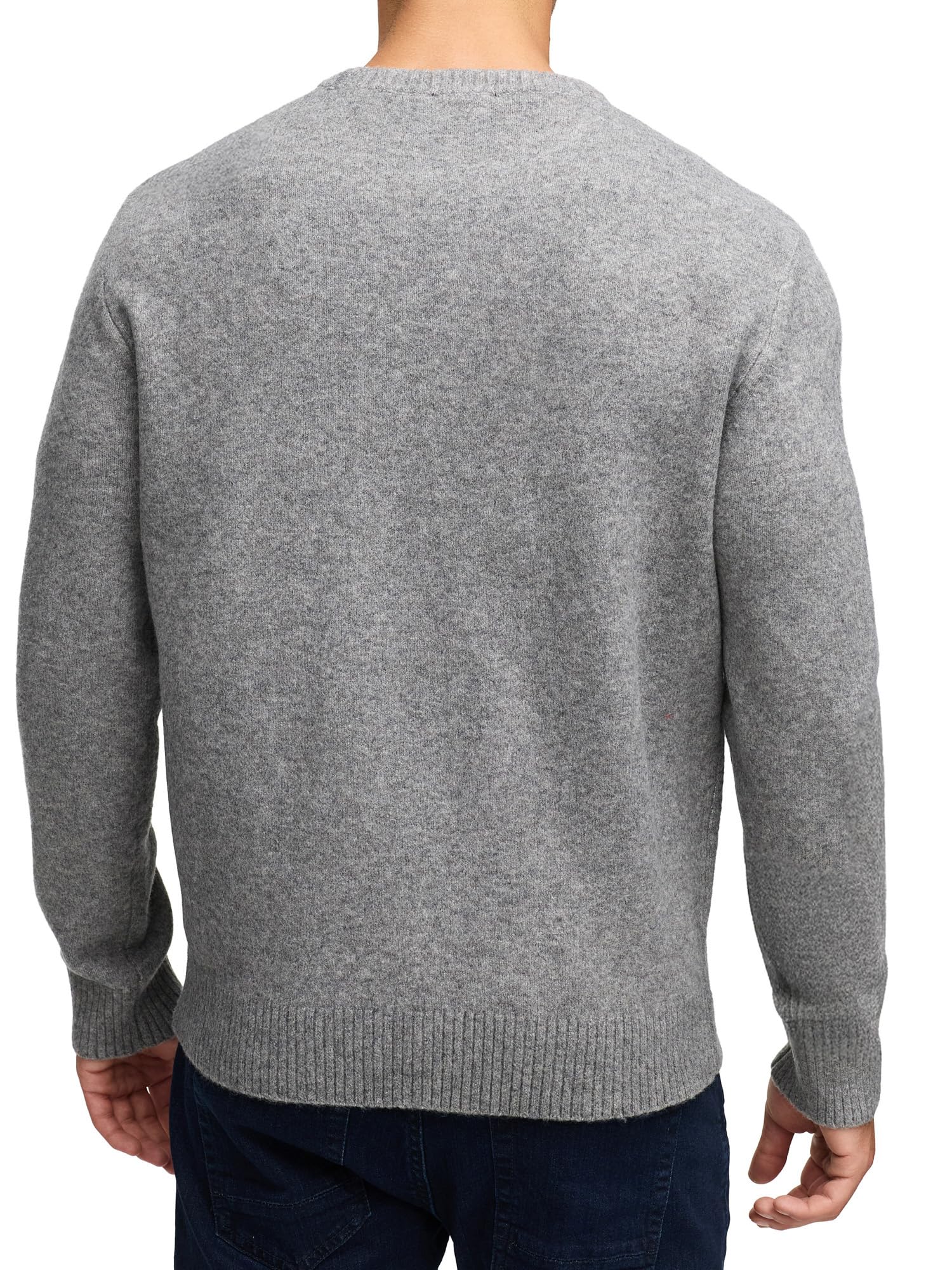 Indicode Intrax - Jersey de punto fino con cuello redondo para hombre