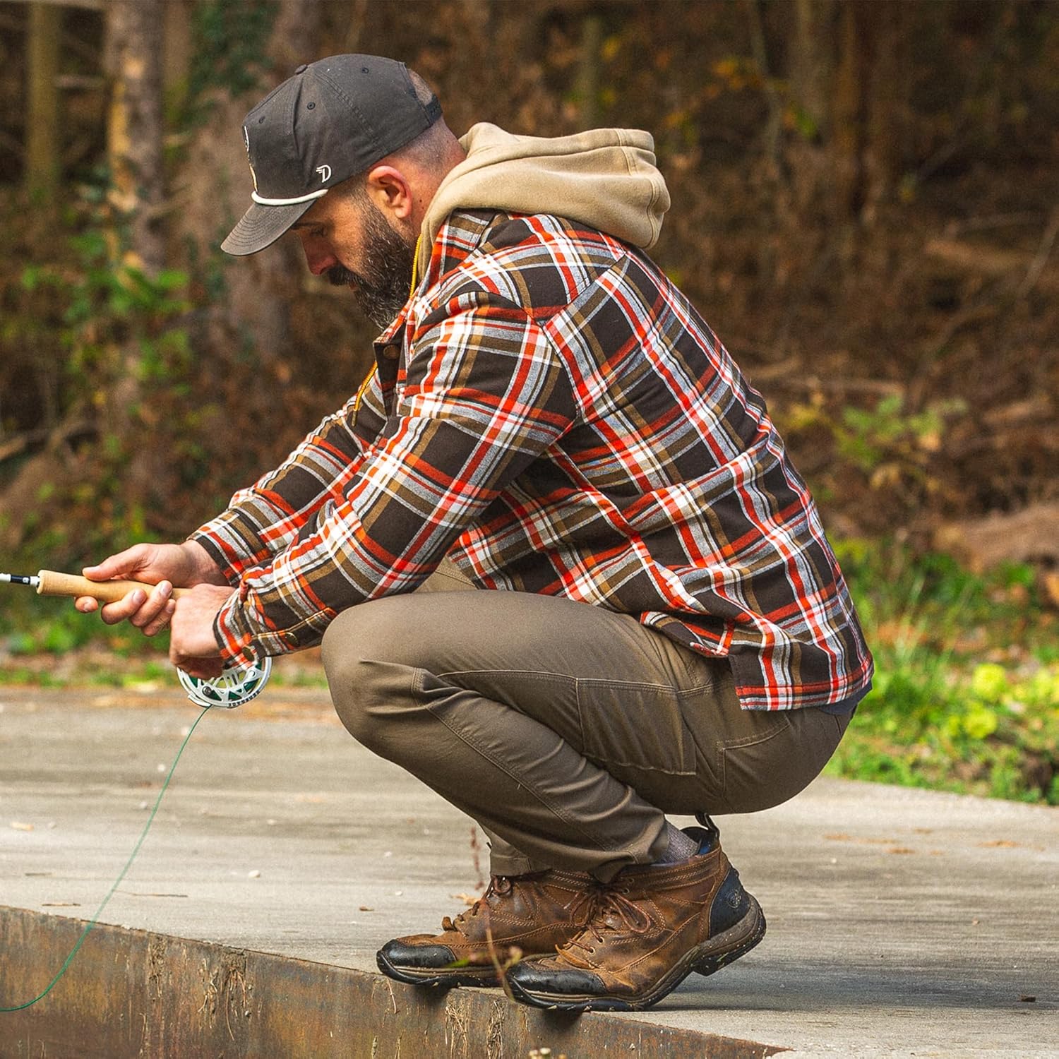 Field & Stream mens Decoy Hooded Shirt Jacket - Image 7