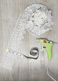 Cintas de Encaje para manualidades, Ribete de Encaje Blanco, Banda de Encaje, cintas Blancas florales, decoraciones de Bordado, ribete de Corte Cortado a medida, Encaje Vintage de 5 yardas