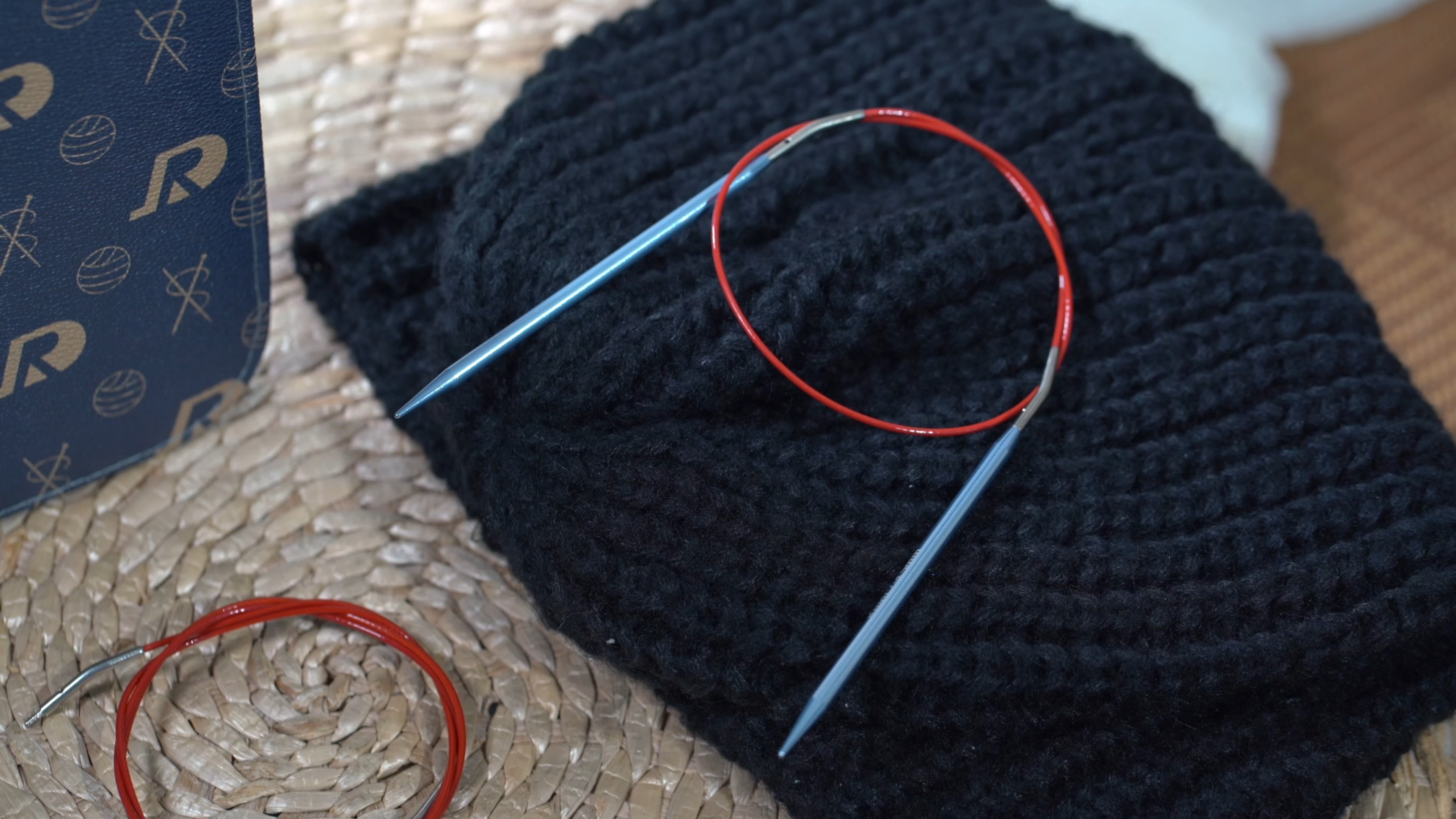 Knitiss Set di ferri da maglia circolari intercambiabili, 9 paia di