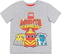 Vista 3 de Mighty Express Nate Brock Milo - Camiseta de manga corta para niños (2 unidades)