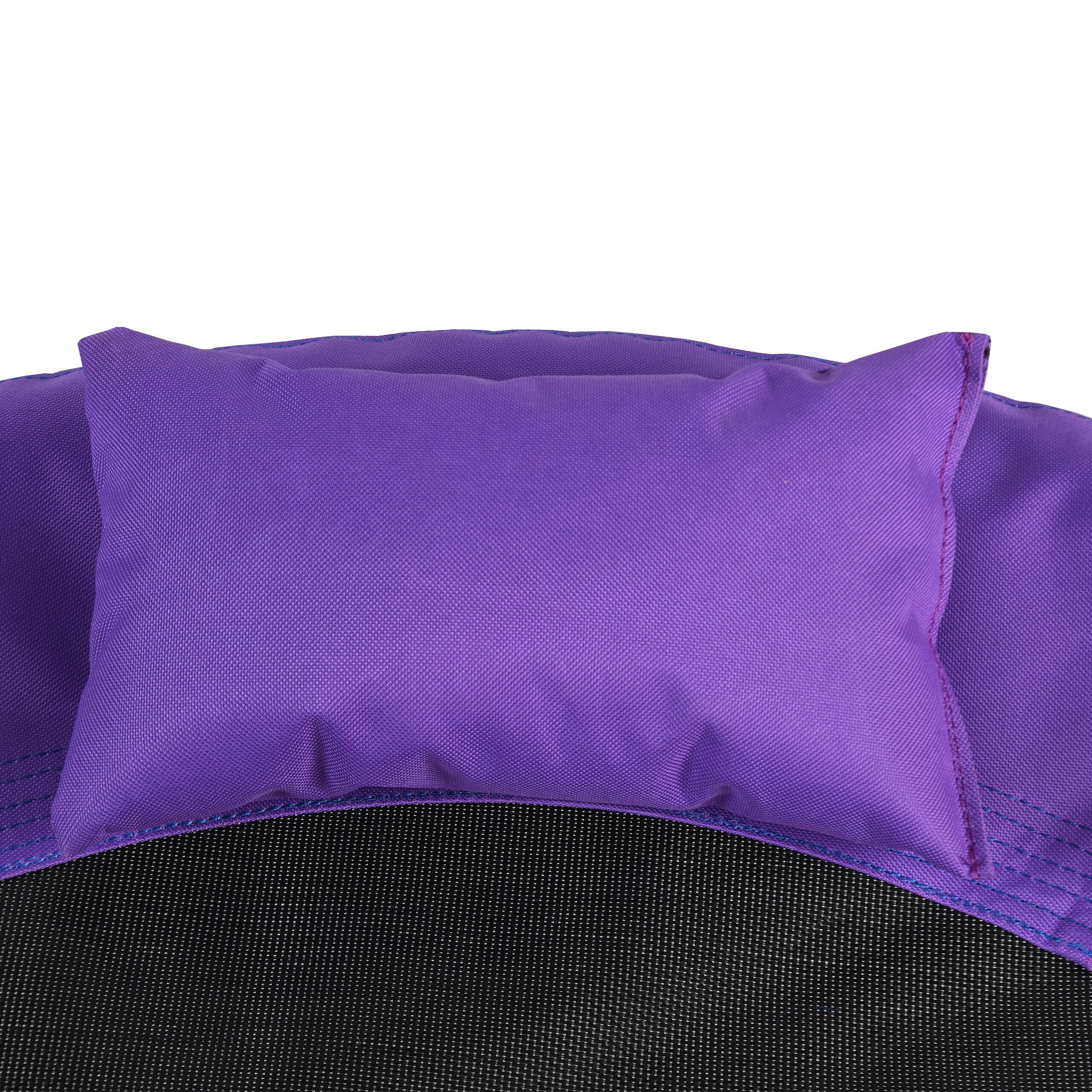 Relaxdays Balançoire nid Ronde pour Enfants, réglable, extérieur, Ø 100 cm, jusqu'à 100 kg, Multicolore