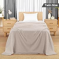 Vista 247 de Utopia Bedding Sage Green 100% Cotton Waffle Blanket 300 GSM [Full - 90x84 Inch] Soft Lightweight Breathable Bed Blanket for All Season