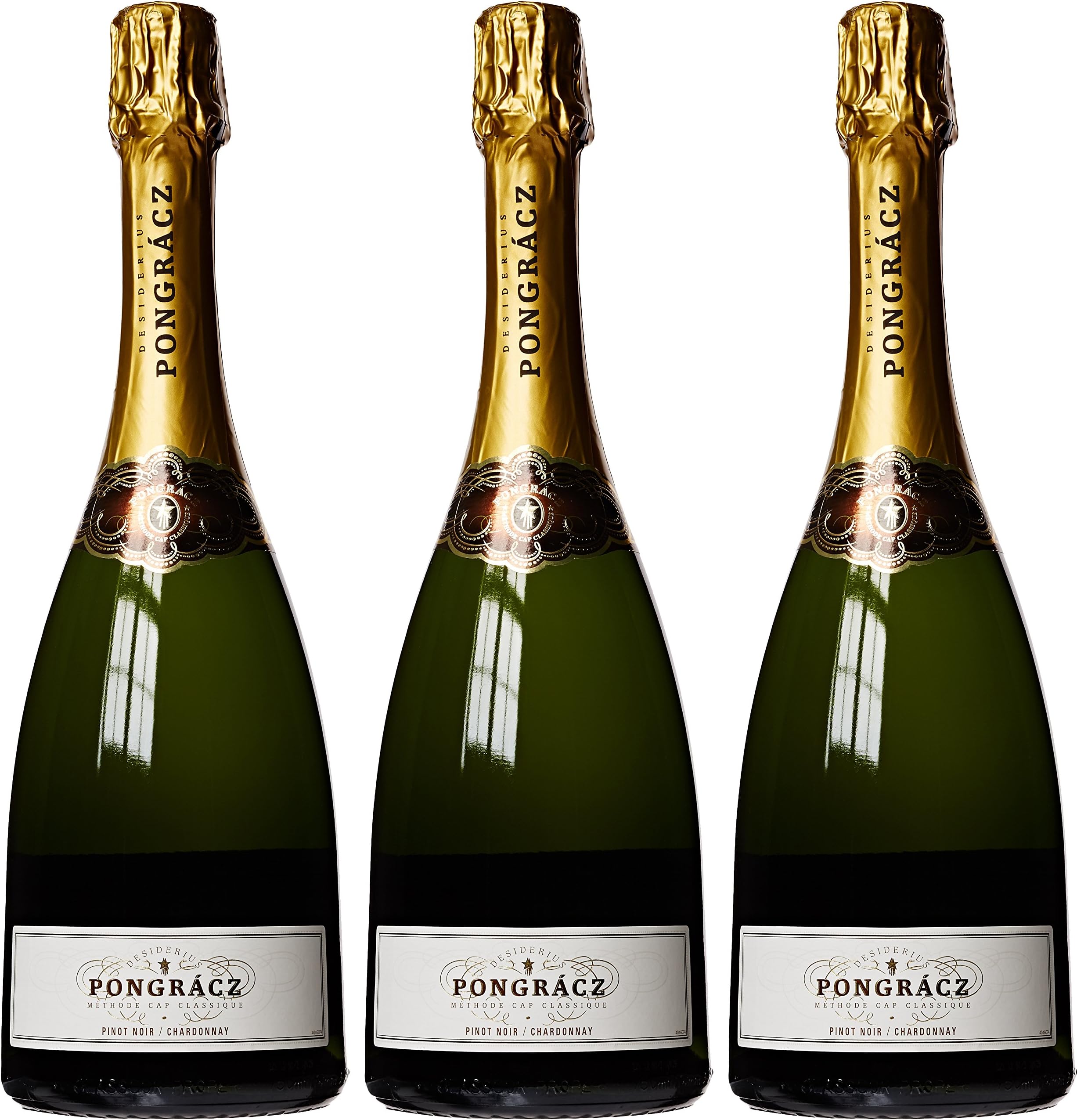 Pongracz Brut Chardonnay Sparkling Wine Non Vintage, 75 cl (Case of 3)