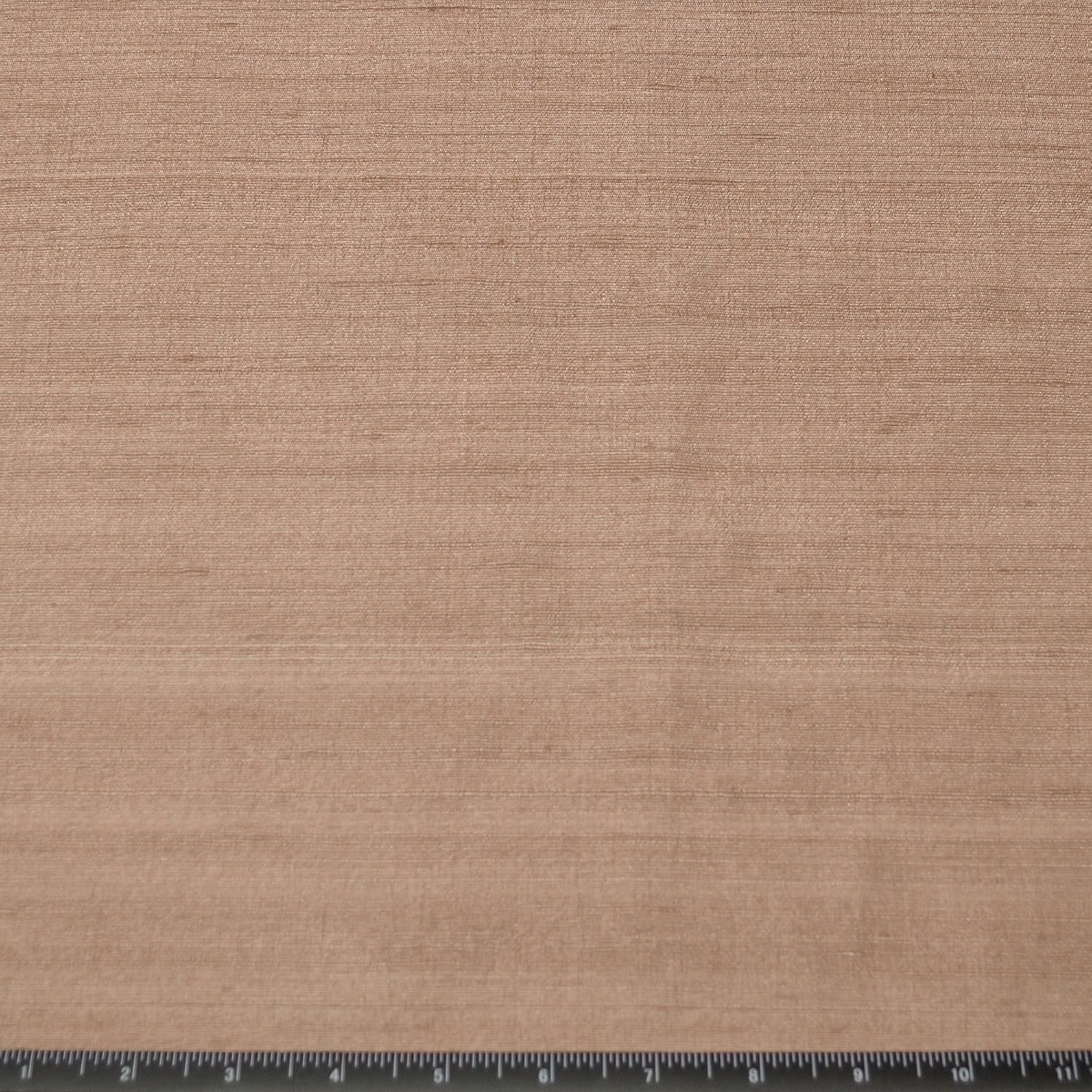 Dusty Copper Tassah Raw, 100% Raw Silk Fabric, by The Yard, 54" Wide