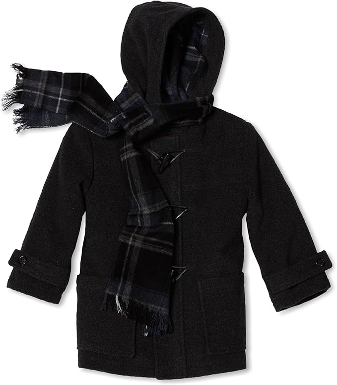 Hooded Rothschild Kids Coats Overcoat For Kids Cremson Boys' Wool