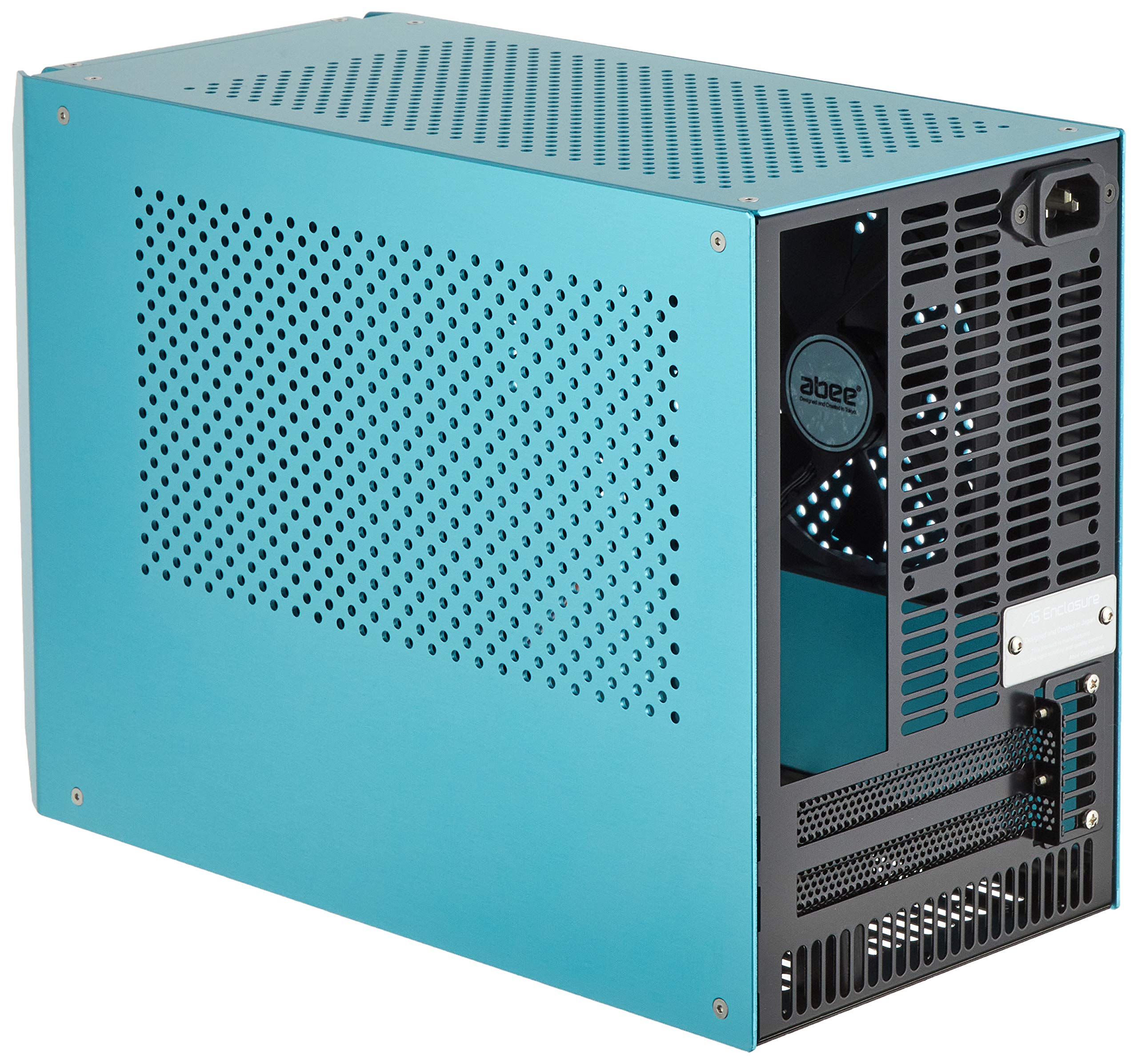 Abee AS Enclosure RS01 AQUA BLUE PCケース Amazon | AS Enclosure RS01 PCケース アクアブルーアルマイト
