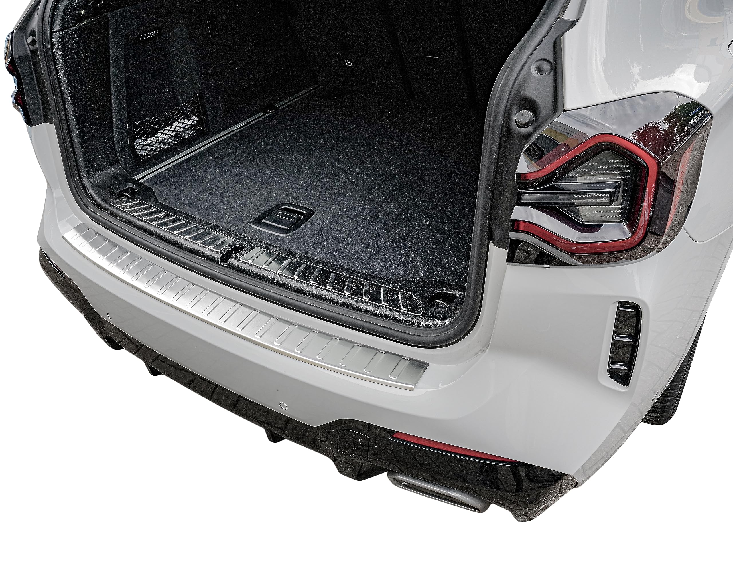 Osłona progu bagażnika ze stali nierdzewnej matowa BMW X3 LCI G01 09/2021 RECAMBO
