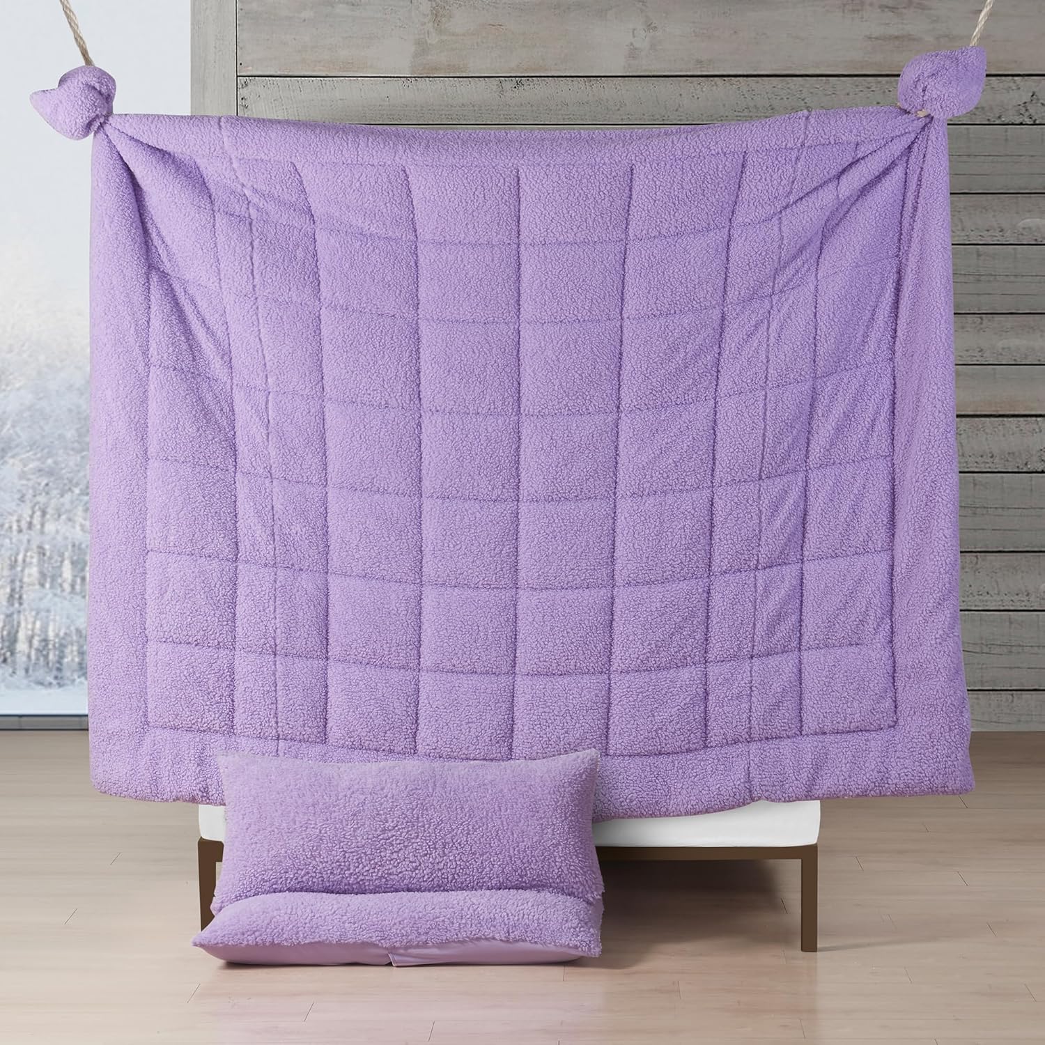 Byourbed Cotton Candy - Coma Inducer® Oversized King Comforter - Grape Purple