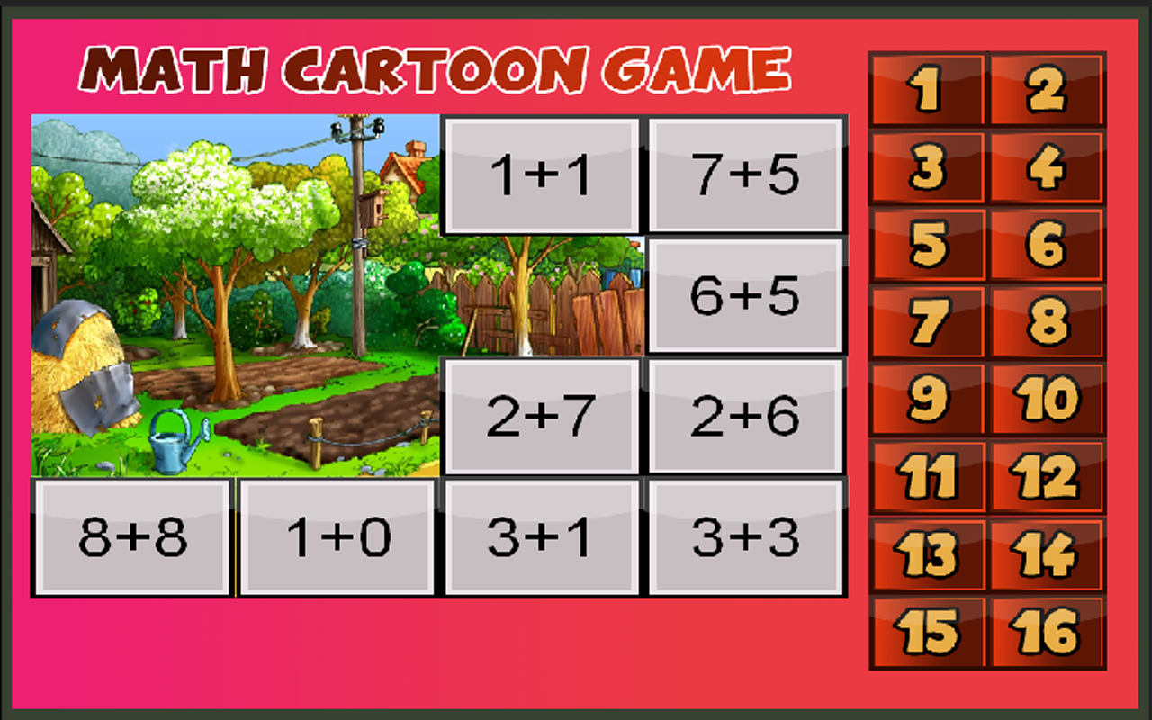 Math Cartoon Game App on Amazon Appstore
