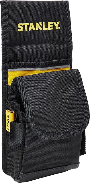 STANLEY Tool Sheath Pouch with Velcro Closure, Multi-Pocket Storage Organiser for Tools and Small Parts, 1-93-329