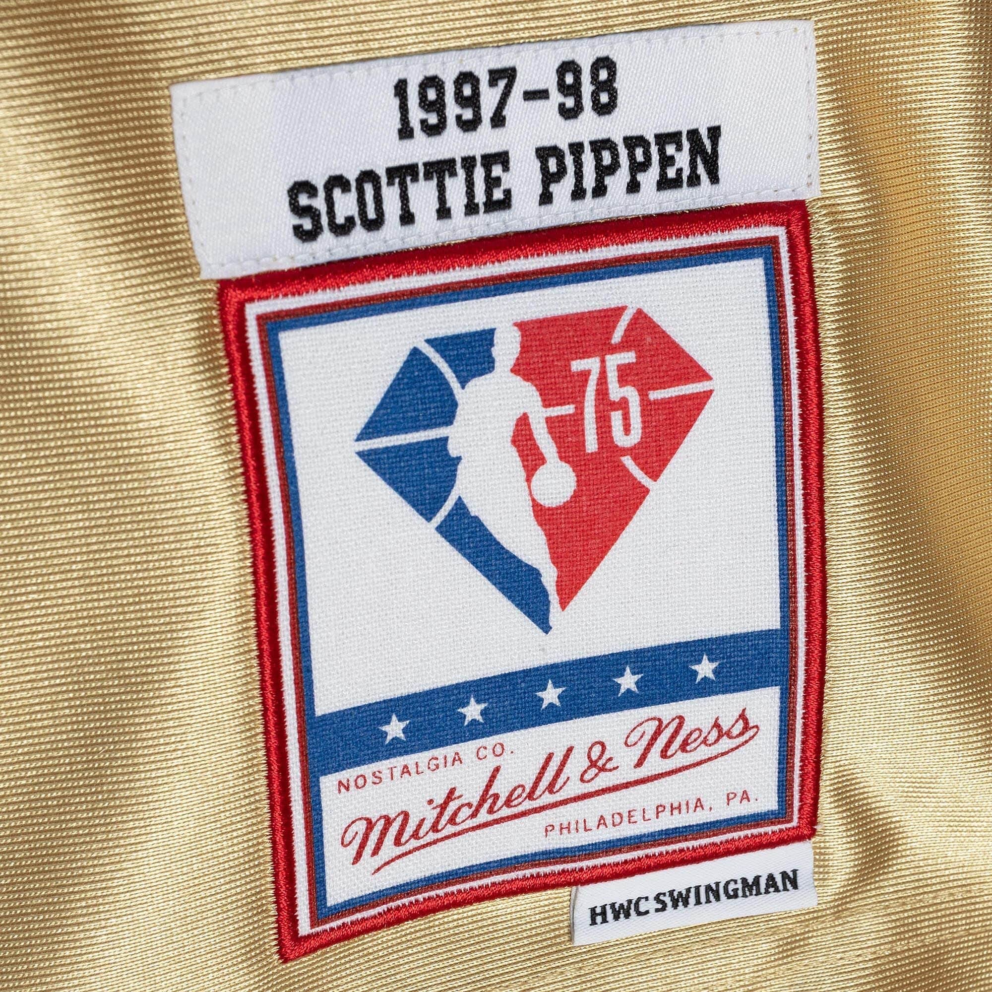 Mitchell & Ness NBA 75th Anniversary Swingman Jersey - Gold