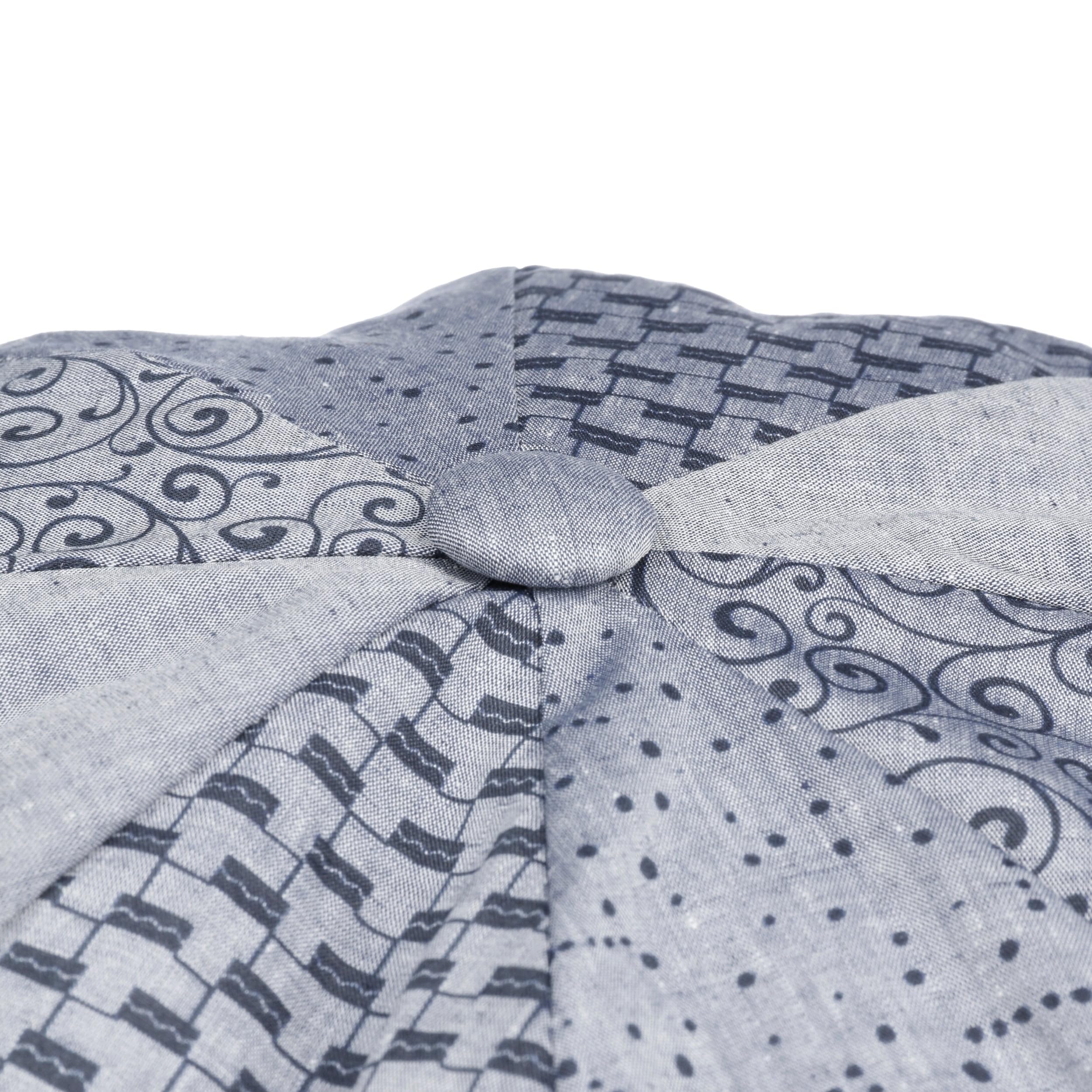 Lipodo Avella Schirmmütze Ballonmütze Patchwork Blumenmuster Made in Italy Damen Frühling Sommer
