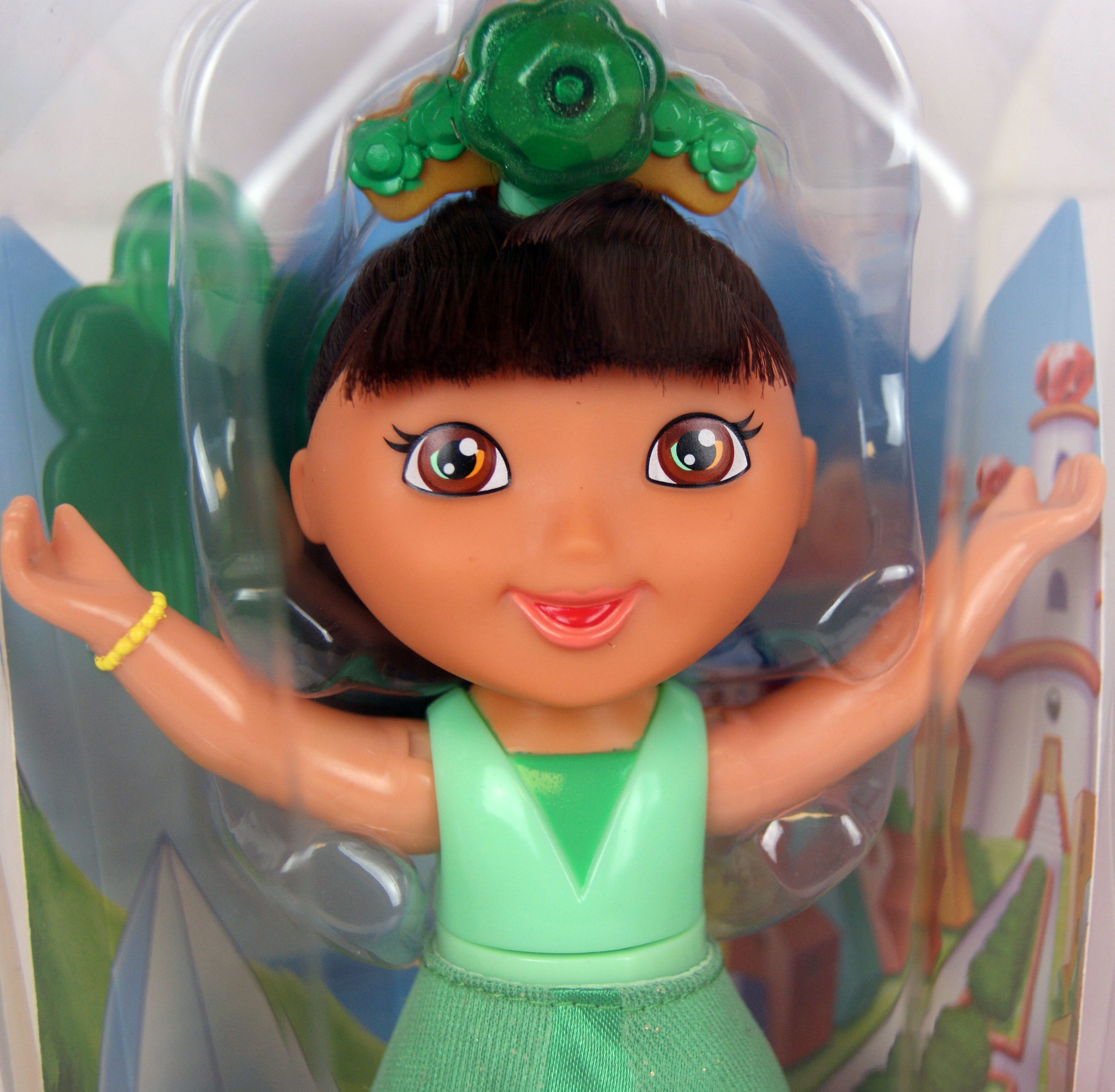 Figurine Dora L'Exploratrice (Mattel, 2008) - Mini Poupée 8cm - Occasion