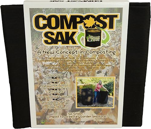 Smart Pots 12120 Contenedor de compost de tela de sak Smart Pots 12120 Contenedor de compost de tela de sak