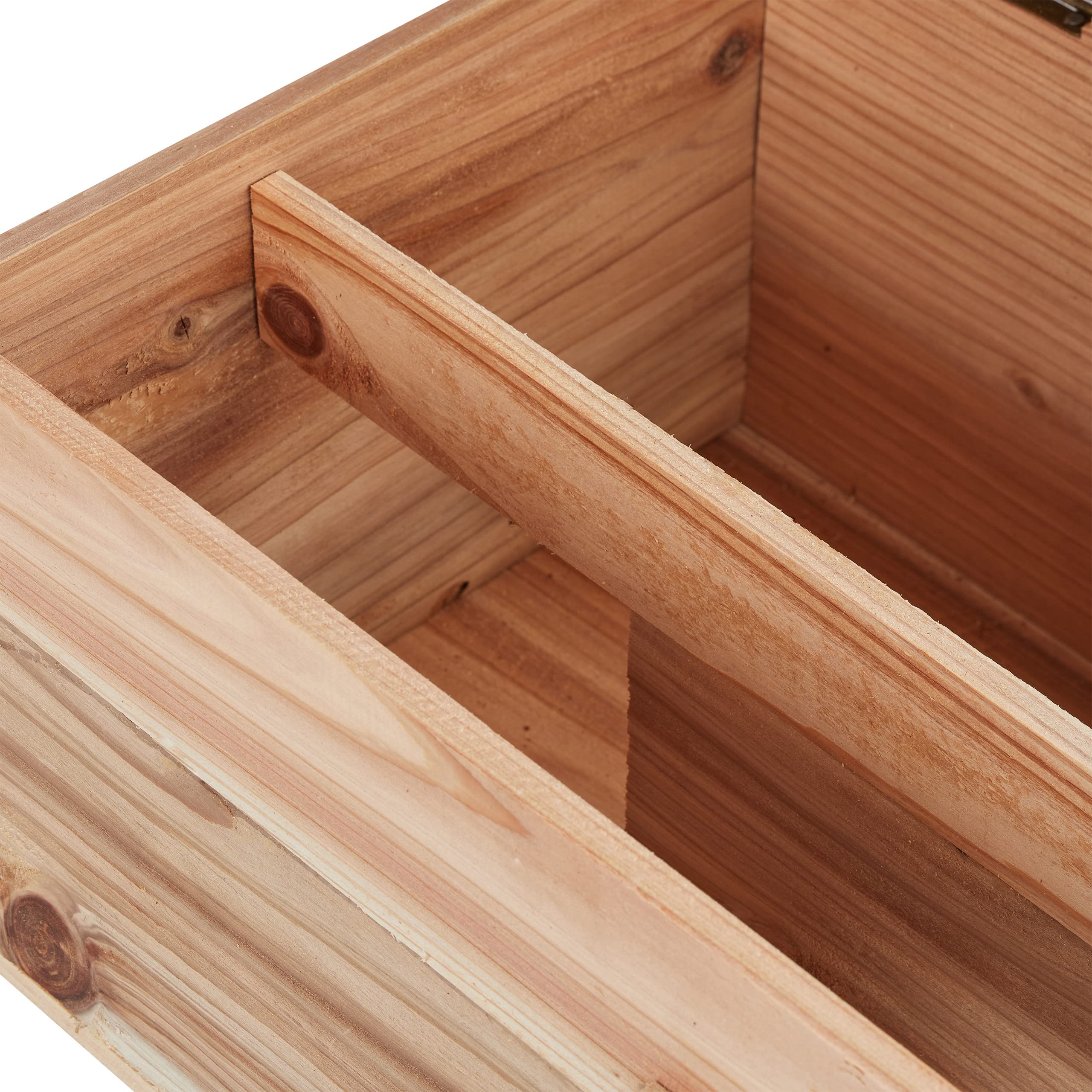 Relaxdays Igelhaus Holz Igelhotel mit Boden katzensicher Winterquartier HBT 21 x 40 x 30 cm Natur