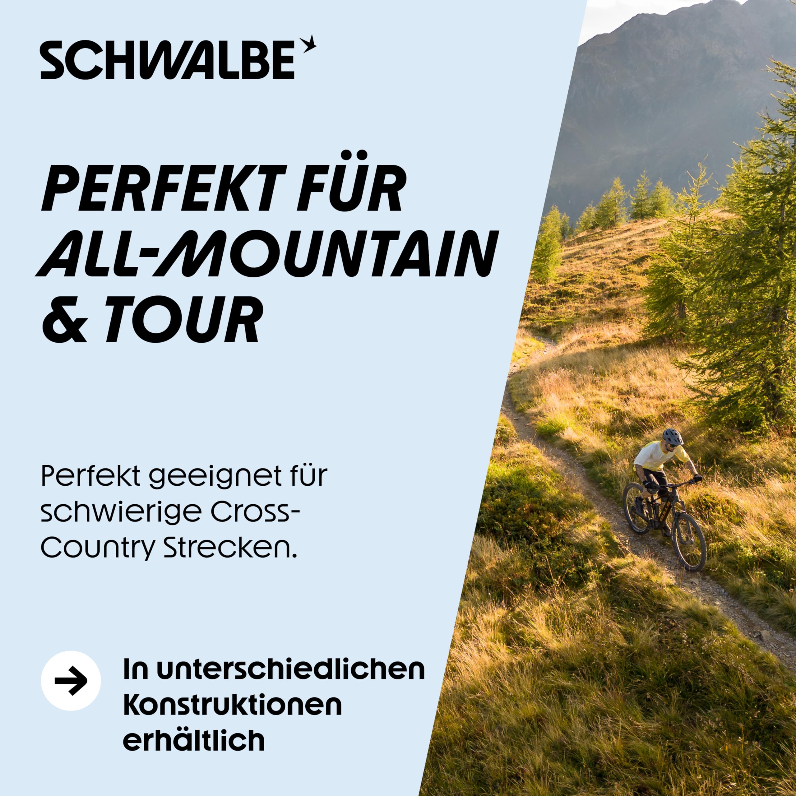 Schwalbe Nobby NIC MTB Fahrradreifen – 26“, 27“, 29“ Zoll – Addix Gummimischung – ideal für Mountainbike, Trail und Enduro – Schwalbe Reifen MTB