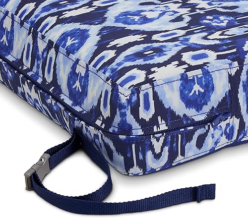 Miniatura 8 de Classic Accessories Vera Bradley by Classic Accessories - Cojín para banco de patio, resistente al agua, 54 x 18 x 3 pulgadas, Ikat Island, cojines
