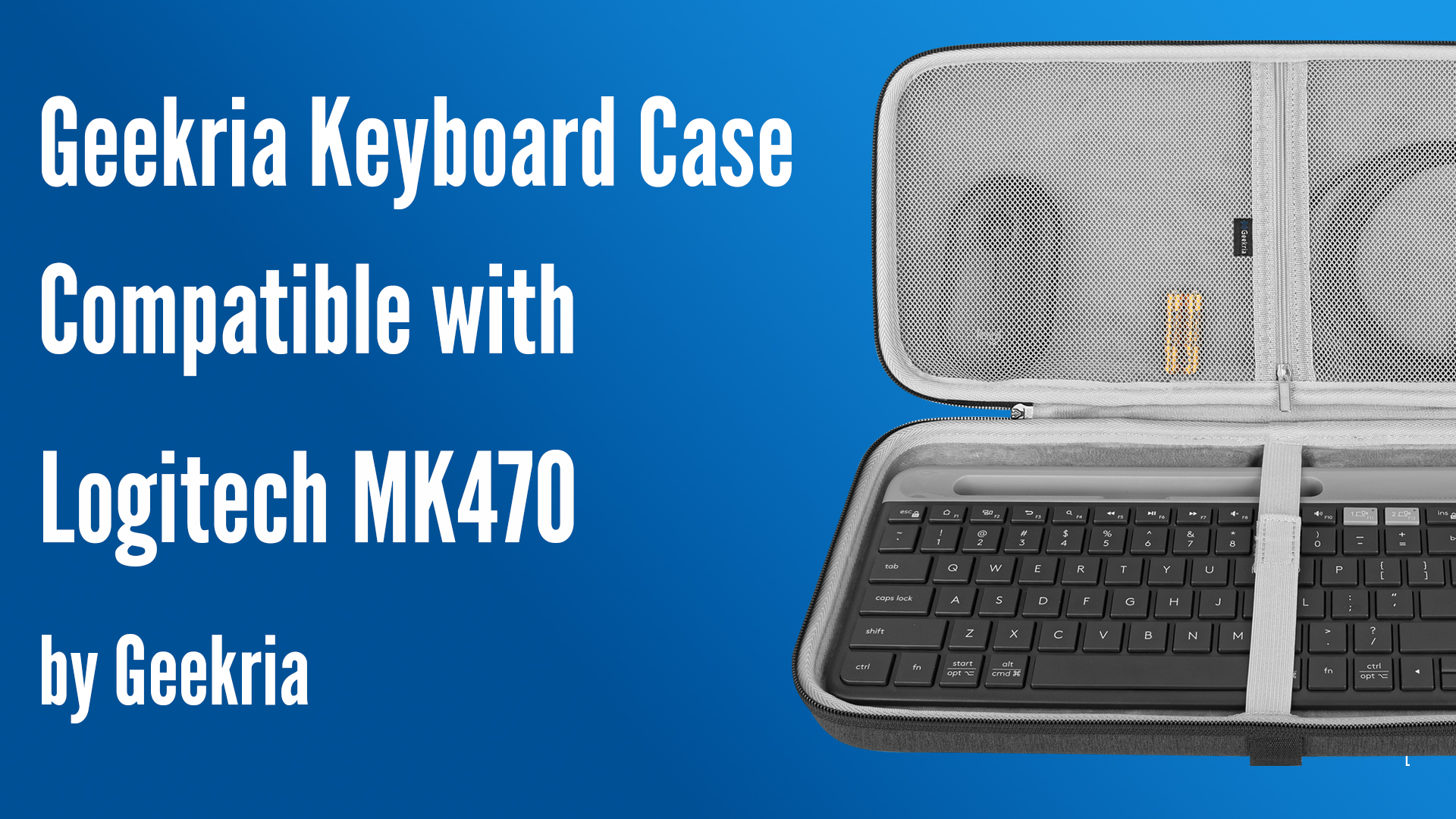 Amazon.com: GEEKRIA Keyboard Carrying Case, Hard Shell Protective