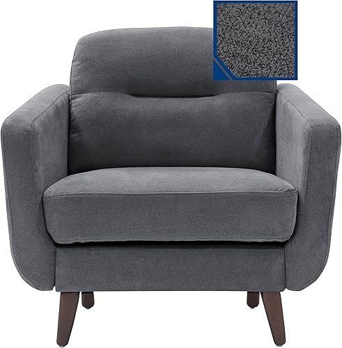 Miniatura 50 de Serta Sierra - Sofás para sala de estar, sofá tapizado de microfibra de diseño moderno, ideal para espacios más pequeños, sofá biplaza de 61