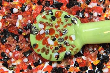 Devardi Glass Lampwork, COE 104 Glass Frit - Golden Phoenix - 4 Ounces, Size 0