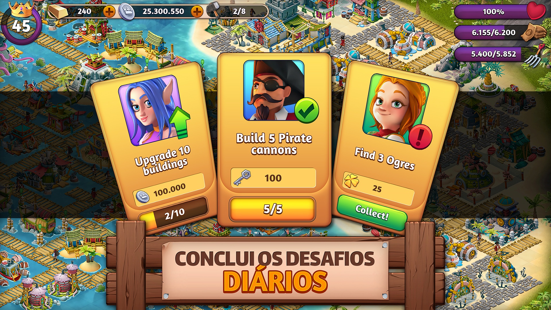 Fantasy Island Sim Transforme seu reino em um império! Aplicativo