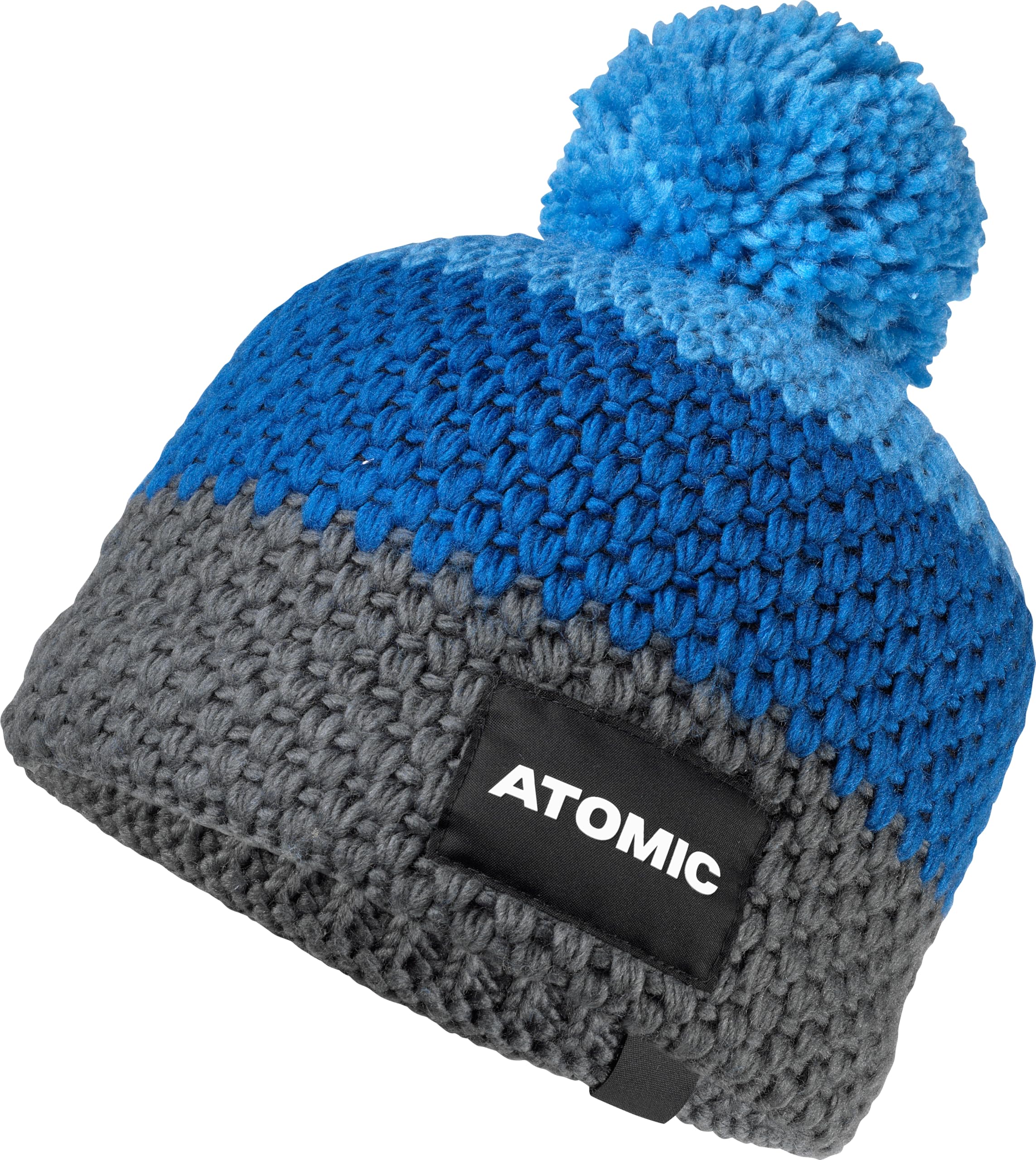 ATOMIC ALPS Kids Beanie - Warm Hat for Children - Soft & Breathable Children's Hats - Winter Hat Made of Skin-Friendly Material - Comfortable Wool Hat - Hats in, Blue/Grey/Light