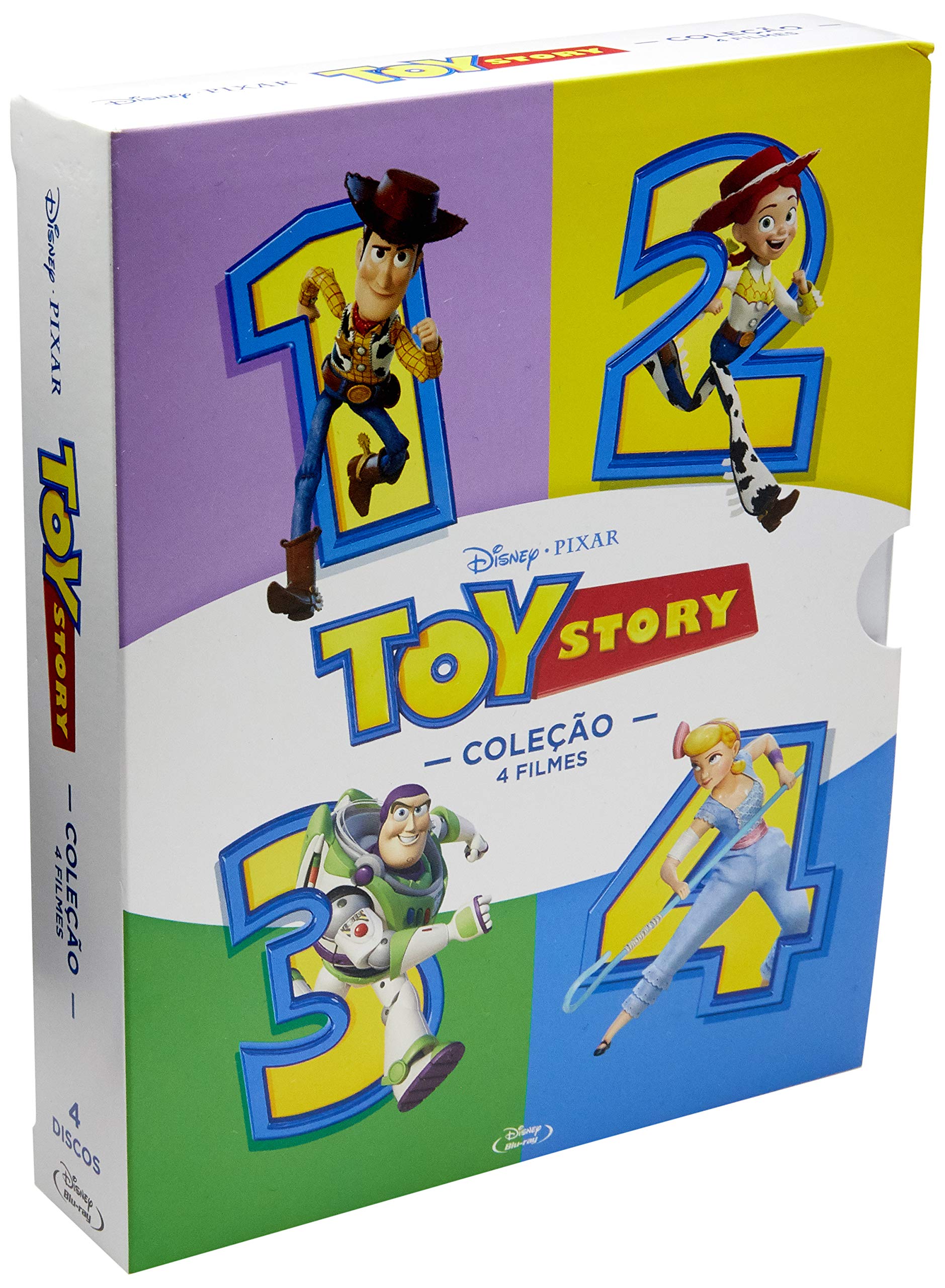 Disney・Pixar 【Blu-Ray】コレクション BOX Coleção Toy Story - 4 Discos [Blu-Ray] | Amazon.com.br