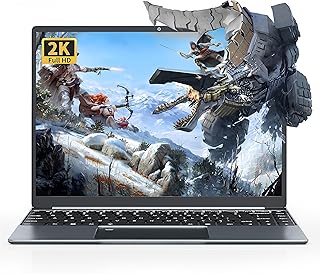 【Win 11/Office 2019】14.1 inch Metal Shell Laptop, Ce leron N5105(Up to 2.9GHz), 16G RAM DDR4 512GB SSD, 2K FHD(2160*1440) IPS Display, HDMI/Type-C/Fingerprint Unlock/Backlit Keyboard/Wi-Fi/BT/Webcam