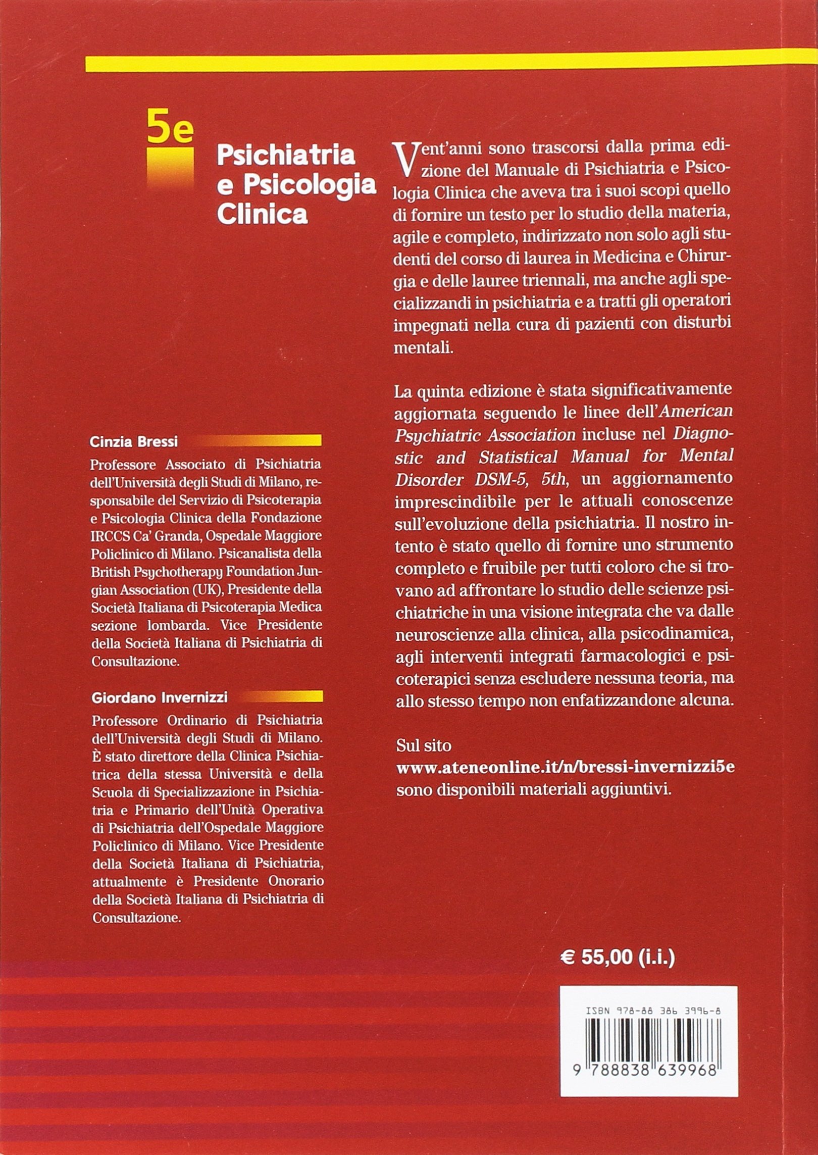 Manuale di psichiatria e psicologia clinica
