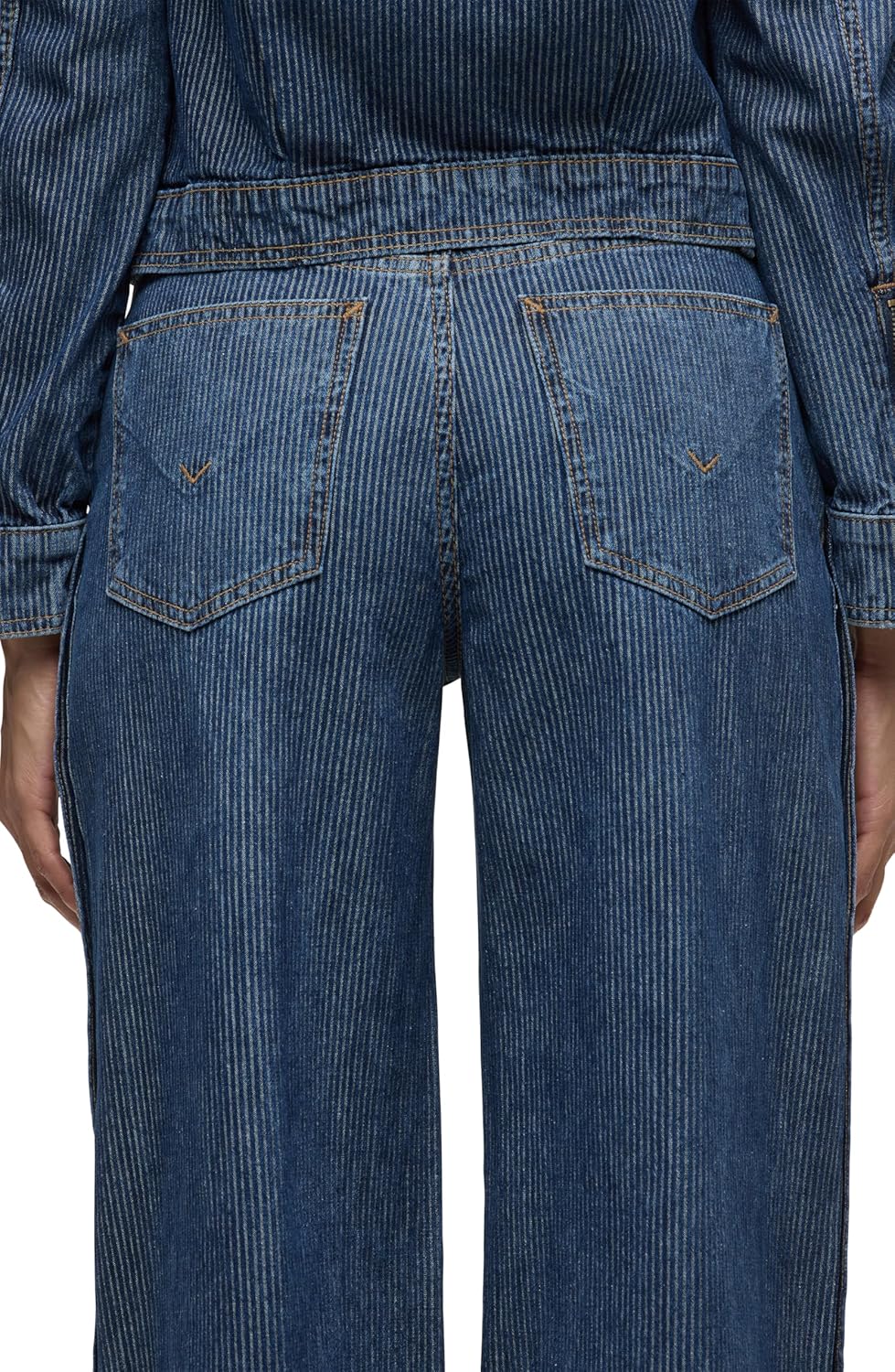 Hudson Womens James High Rise Wide Leg Jean - Image 6