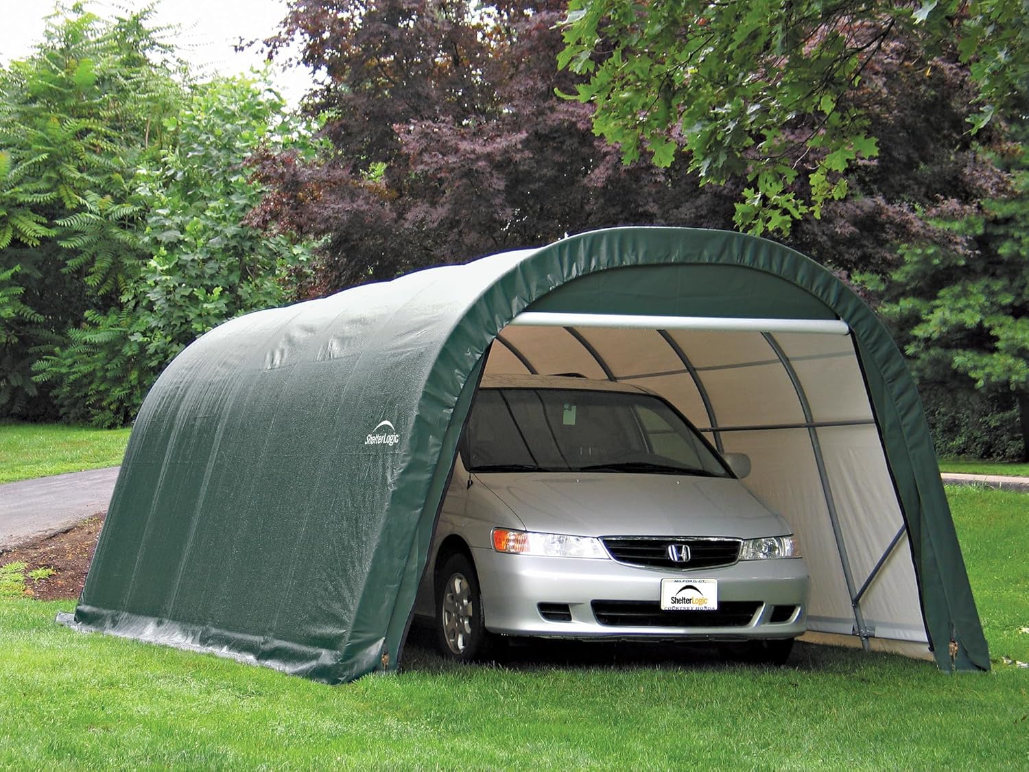 ShelterLogic 71342 Green 12'x20'x8' Round Style Shelter