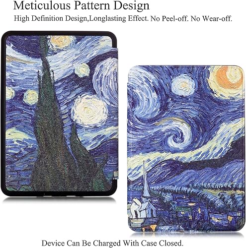 Miniatura 2 de Funda para Kindle Paperwhite de 6 pulgadas (10 generación, versión 2018), funda inteligente de piel sintética ligera y delgada con apagado y