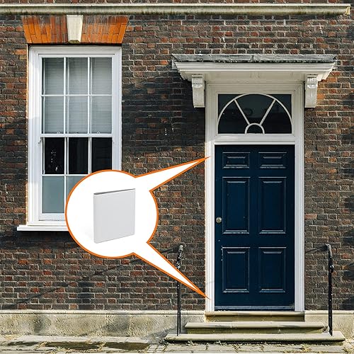 Miniatura 7 de Builder Supply Sello de esquina para puerta, marco de puerta exterior, tapón de cuña con adhesivo, paquete de 16, blanco, 16 blanco