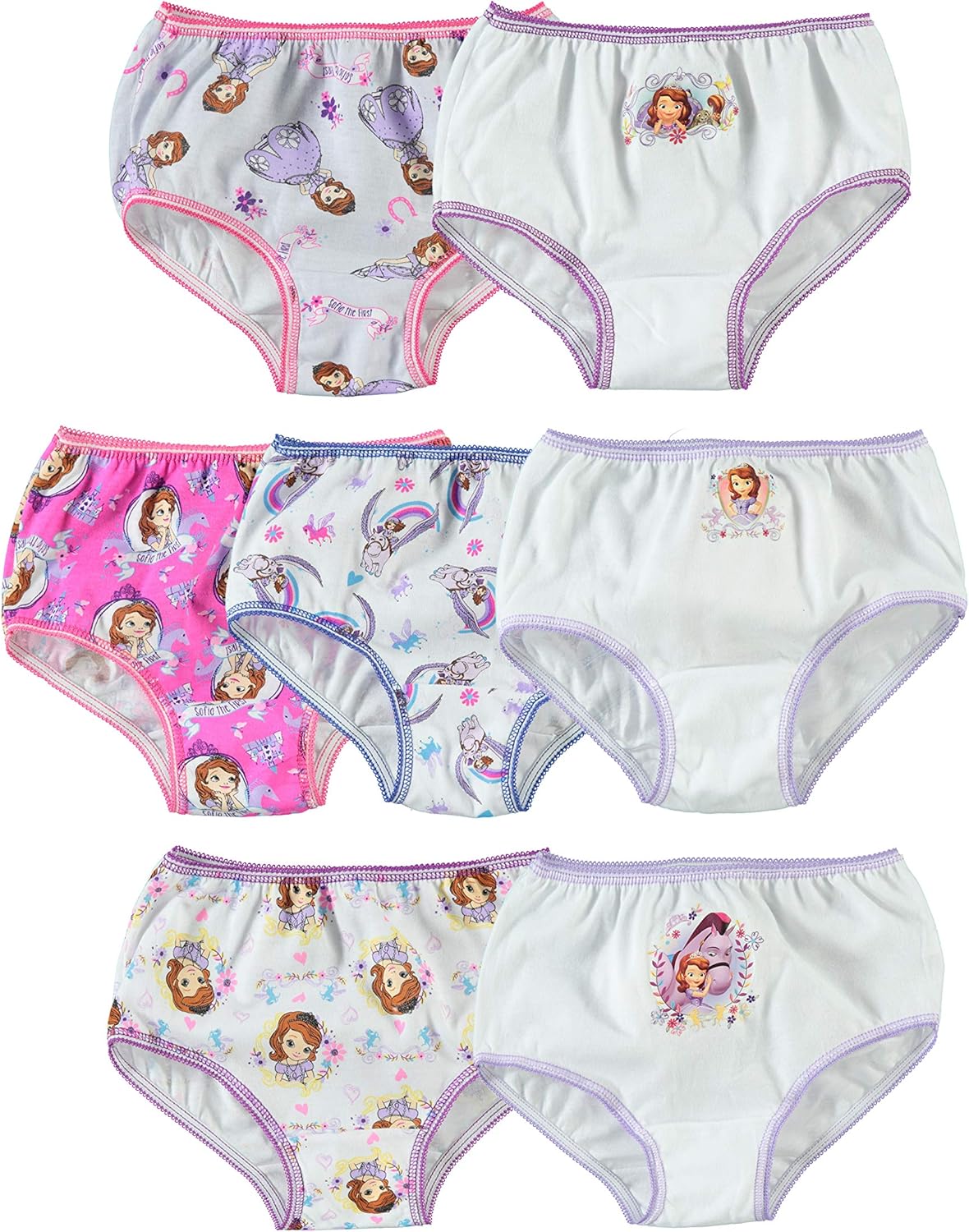 Disney Girls' Toddler Princess Underwear Mulipacks