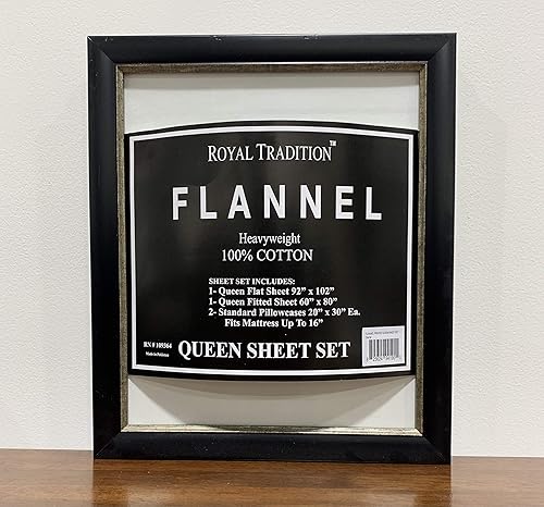 Miniatura 6 de Royal Tradition Juego de sábanas de franela pesada, 100% algodón, tamaño Queen, 4 piezas, estampado de ciervos, 6.00 ozm