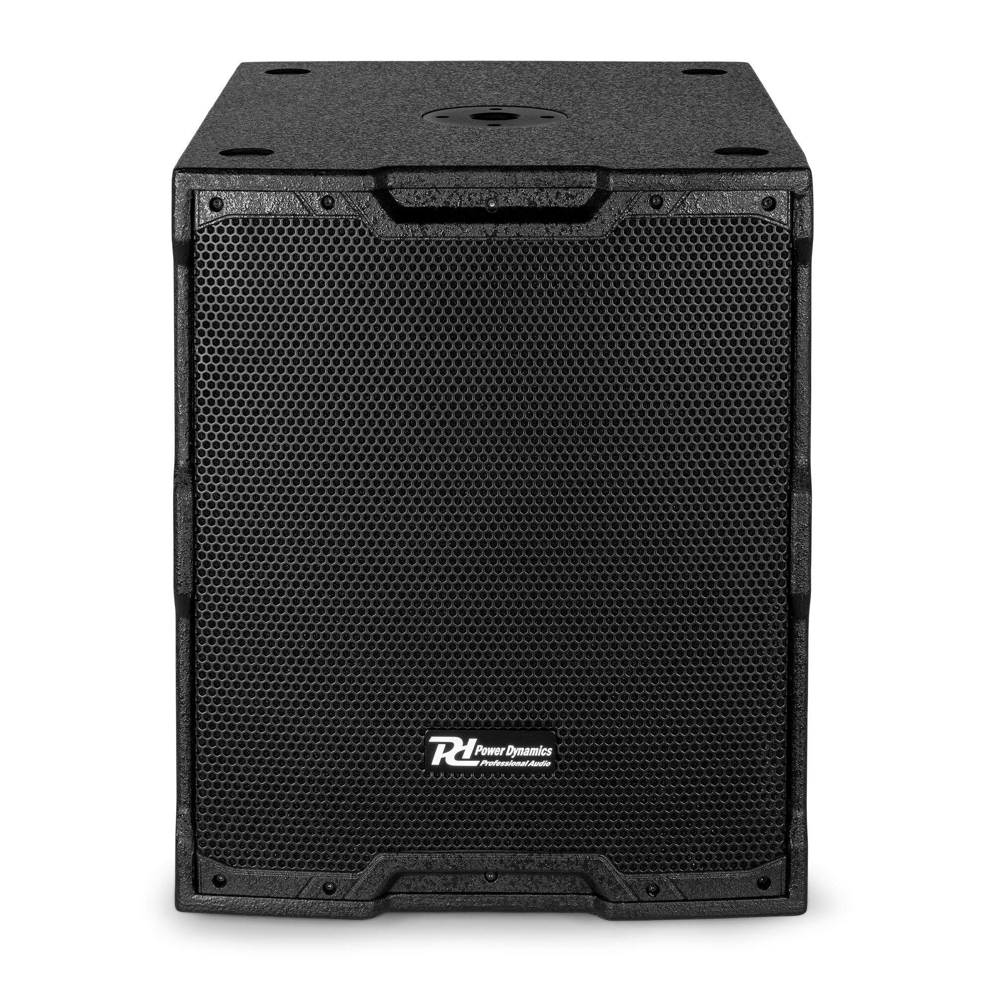 Power Dynamics PDY215SA Aktiver Subwoofer 15" - 900W - PA Aktiv Bass Tieftöner für DJ, Party, Club, Kino & Veranstaltungen - Professionelle Bassbox mit Class-D Verstärker für PA Anlage aus Sperrholz