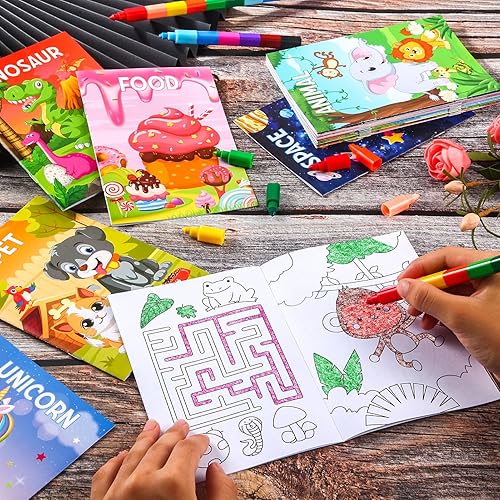 Miniatura 3 de BenLouis - Libros para colorear, regalos de fiesta, libros pequeños para niños, 4 a 12 años, actividades para cumpleaños, regalos para bolsas de
