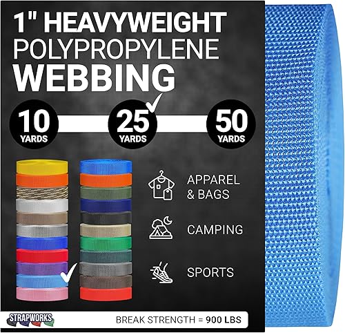 Vista 41 de Strapworks Correas de polipropileno pesado: correas de polietileno resistentes para reparación de equipos de bricolaje al aire libre Negro