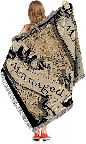 Vista 15 de Northwest Harry Potter - Manta tejida para tapiz, 48 x 60 pulgadas, castillo Castle