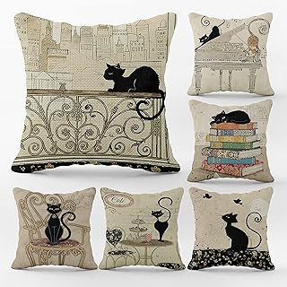 cat throw pillow covers